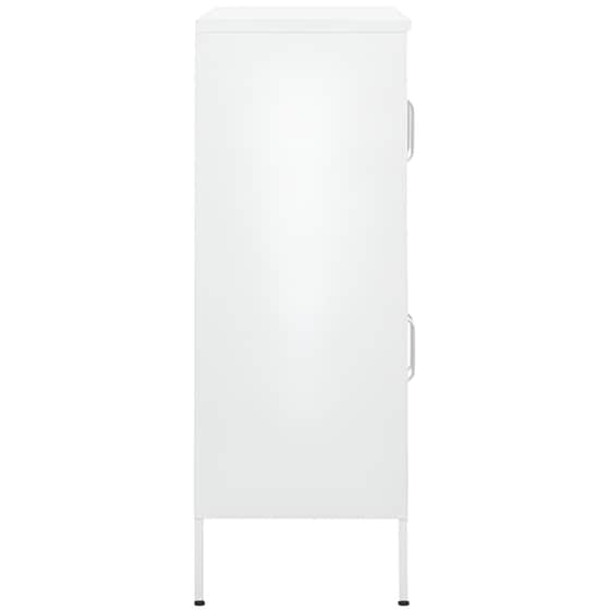 Ντουλάπι Γραφείου VidaXL από Ατσάλι 80x35x101.5 cm - Λευκό image 3