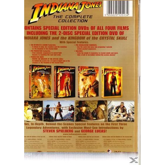 Raiders of the Lost Ark, Indiana Jones and the Temple of Doom, Indiana Jones and the Last Crusade,  Indiana Jones and the Kingdom of the Crystal Skull image 3