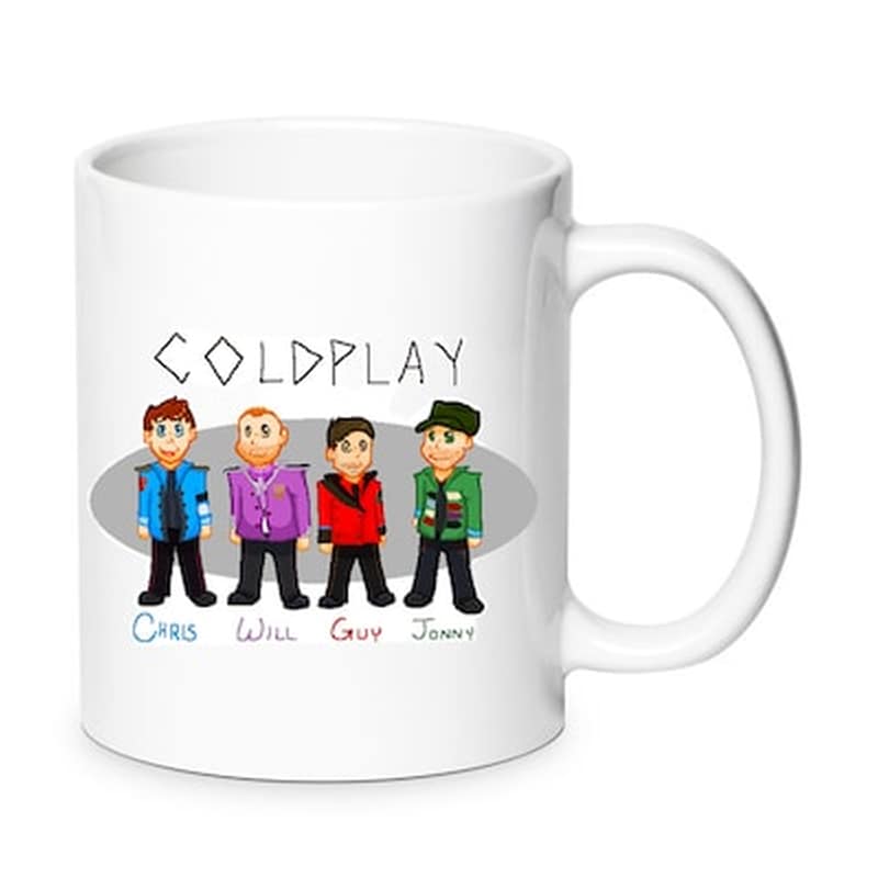 Κούπα Music Coldplay Κεραμική 330 ml - Λευκό