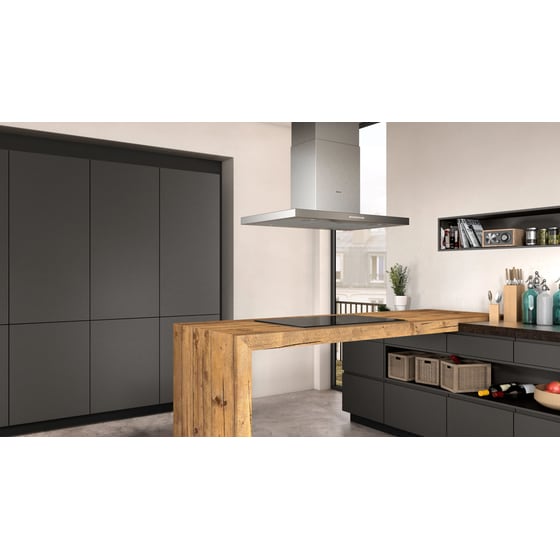 NEFF I95BBE2N0 90 cm Inox Απορροφητήρας Καμινάδα - Τζάκι image 3