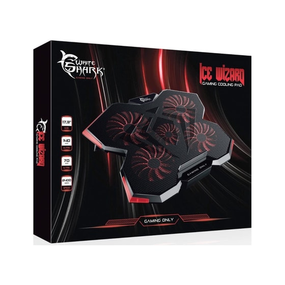 Βάση Laptop White Shark GCP-29 17.3" - Μαύρο image 3