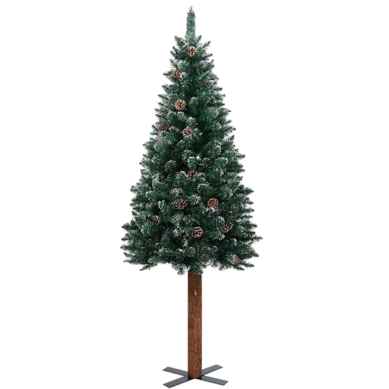 Χριστουγεννιάτικο Δέντρο VidaXL Χιονισμένο Slim 1.80m - Πράσινο