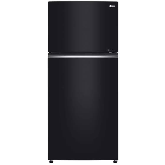 LG GTB744BMBED Total No Frost 506 Lt Μαύρο Γυαλί Δίπορτο Ψυγείο image 0
