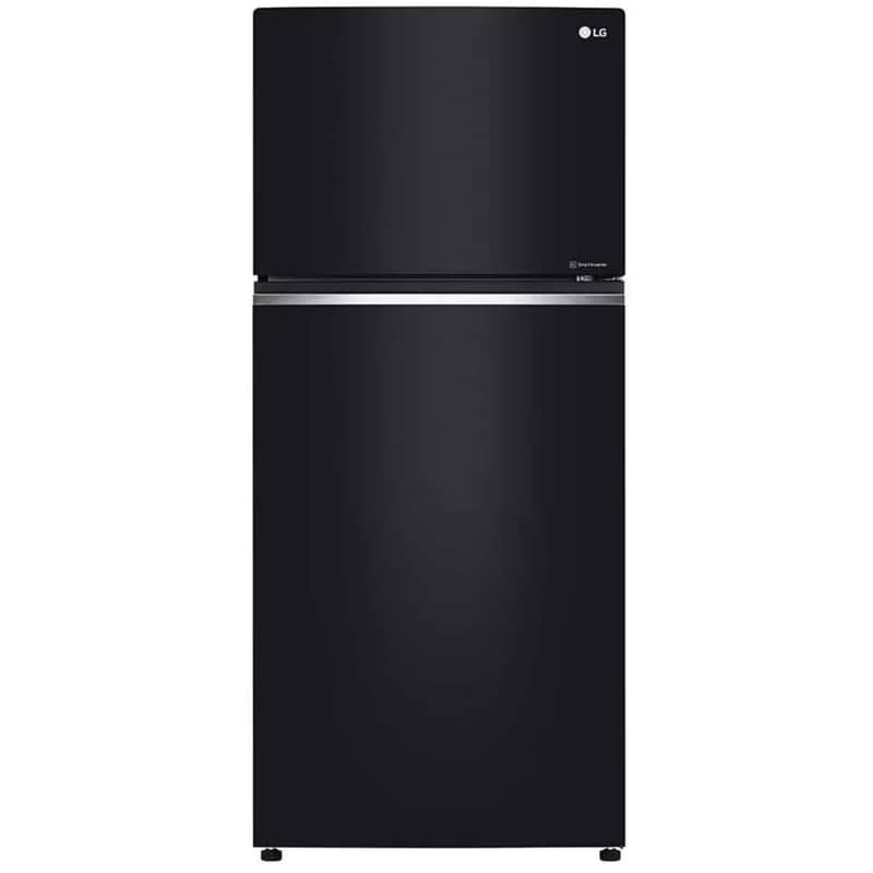 LG LG GTB744BMBED Total No Frost 506 Lt Μαύρο Γυαλί Δίπορτο Ψυγείο