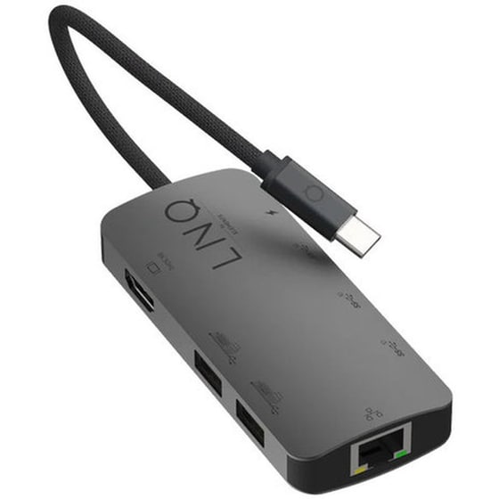 USB Hub Linq 8-Port LQ48022 - Γκρι image 2