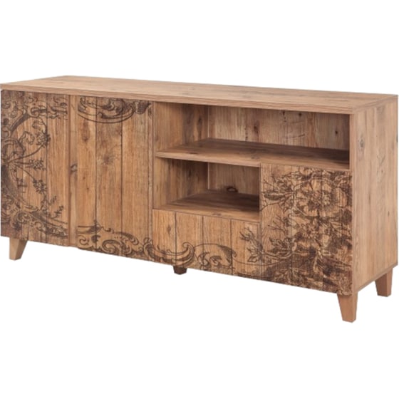 Έπιπλο Τηλεόρασης 24Mall Mare Atlantic Pine από Μοριοσανίδα 160x45x65 cm - Καφέ image 0