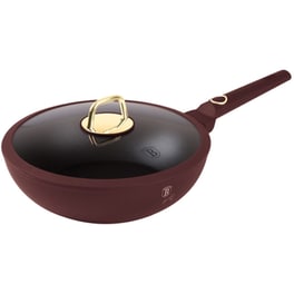Αντικολλητικό Τηγάνι WOK BERLINGER HAUS BH-8034 28 cm Μπορντό