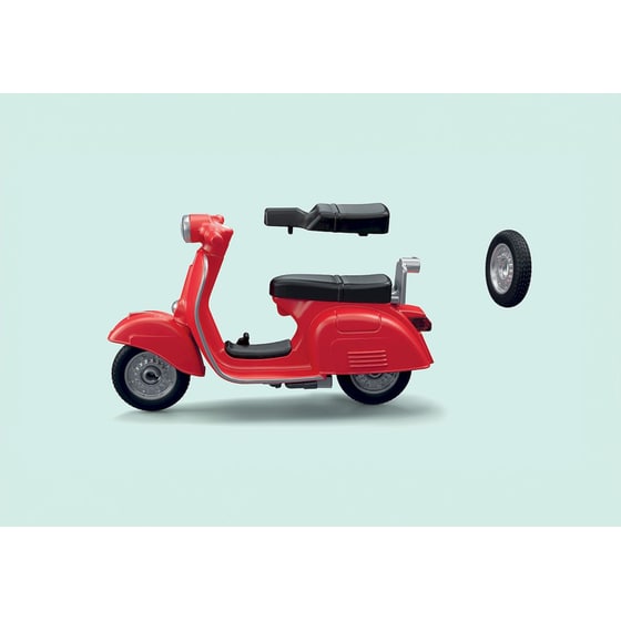 PLAYMOBIL® Συνεργείο Vespa (71620) image 4