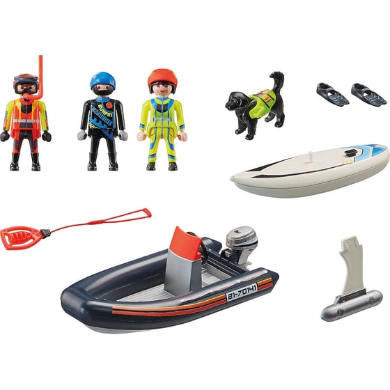 PLAYMOBIL® City Action Διάσωση Ιστιοφόρου με Φουσκωτό Σκάφος (70141) image 1