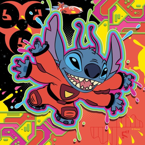 Παιδικό Παζλ Ravensburger Disney Stitch (3x49 Κομμάτια) image 2