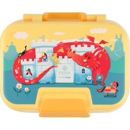 Φαγητοδοχείο με Κουτάλι και Πιρούνι Estia Home Art Save the Aegean Fortress Dragon 1030 ml