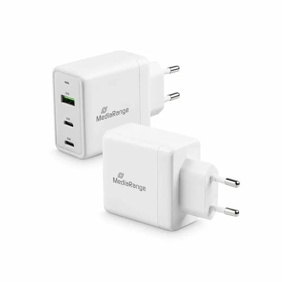 Φορτιστής Πρίζας Mediarange MRMA116-2 65W - White image 1