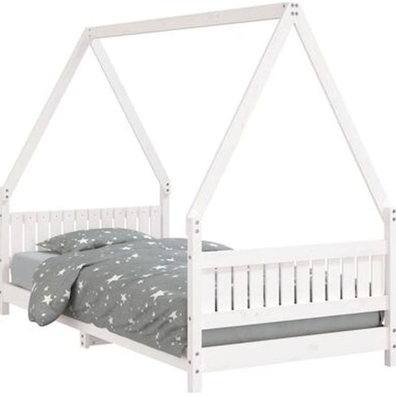 VIDAXL Vidaxl Πλαίσιο Παιδικού Κρεβατιού από Ξύλο Πεύκου (90 x 190 cm)