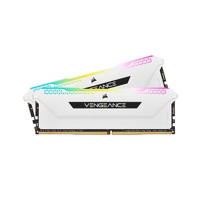 CORSAIR Μνήμη Ram Corsair Vengeance RGB Pro Sl White CMH16GX4M2D3600C18W DDR4 16GB (2x8GB) 3600MHz για Desktop