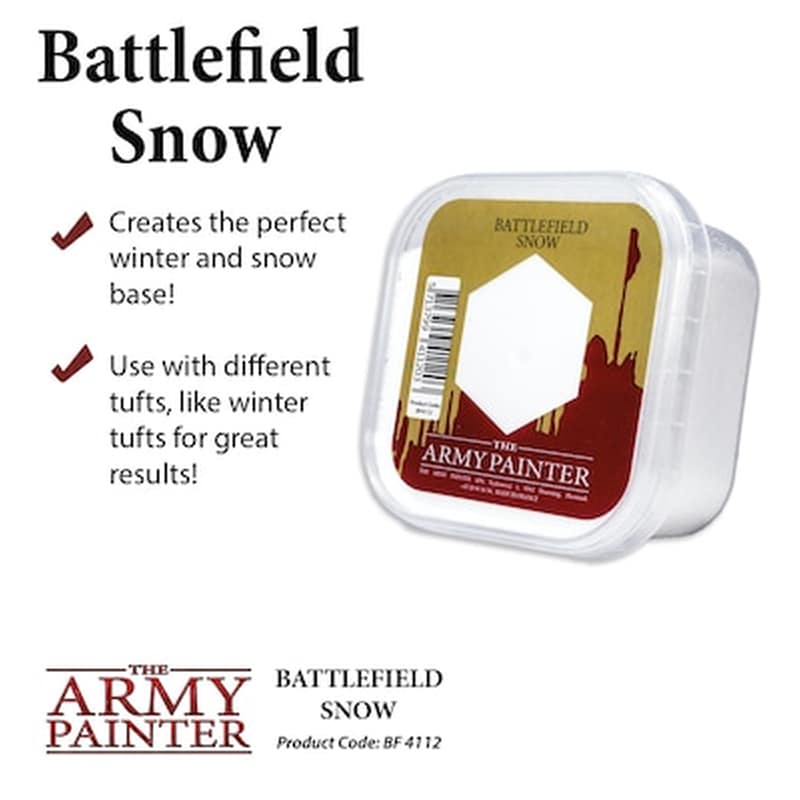 THE ARMY PAINTER Battlefield Snow (2019)