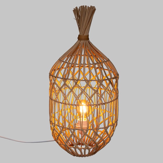 Πορτατίφ Spitishop Ξύλινο Φ25x55 cm - Φυσικό image 1