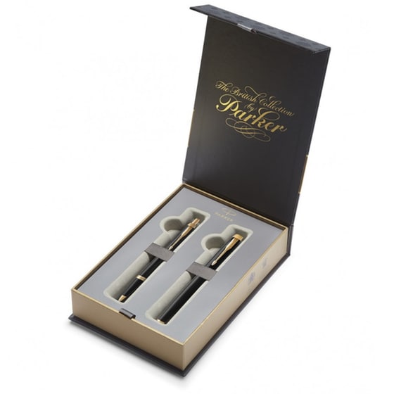 Σετ Στυλό & Θήκη Parker IM Core CT Ballpoint Black (2 Τεμάχια) image 0