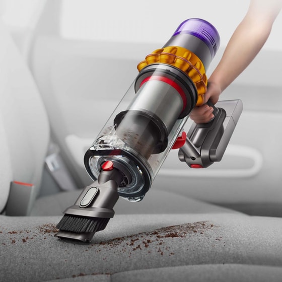 DYSON V15 Detect Absolute 25.2 V 0.76 L Gold/Iron/Gold Σκούπα Stick image 7
