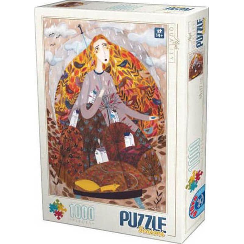Παζλ D-toys Kürti Andrea: Seasons Fall (1000 Κομμάτια)