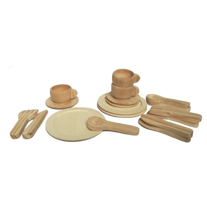 Ξύλινο Σετ Τσαγιού Natural Wood, Egmont Toys