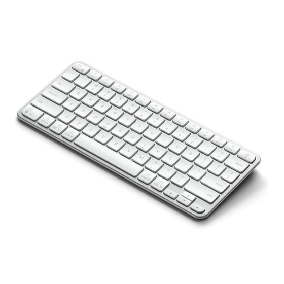Satechi Slim X1 Ασύρματο Πληκτρολόγιο Silver  (US) image 1