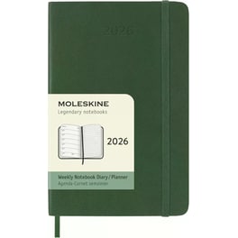 Ημερολόγιο Εβδομαδιαίο Moleskine 2026 12Μ Pocket Myrtle Green Soft