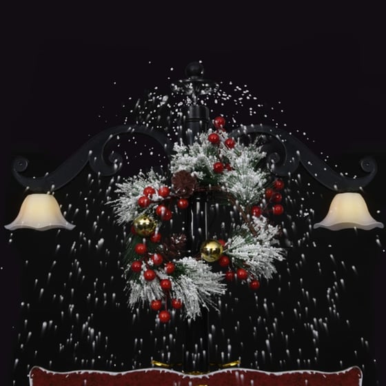 Χριστουγεννιάτικο Δέντρο VidaXL Χιονισμένο με Βάση 1.70m - Πράσινο image 2