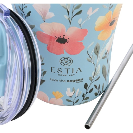 Κούπα Θερμός Καφέ Estia Home Art Save the Aegean Sky Garden 350ml image 1
