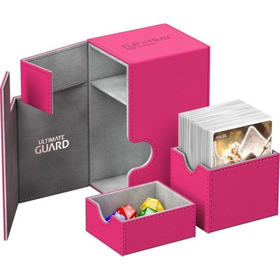 Ultimate Guard Flip´n´tray Deck Case 80+ Standard Size Xenoskin Pink image 5