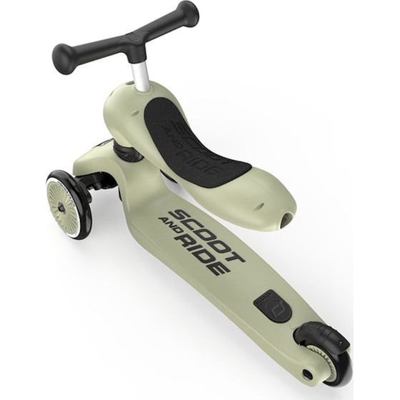 Παιδικό Πατίνι Τρίτροχο Πολυμορφικό 2 σε 1 Scoot & Ride Highwaykick 1 - Olive image 3