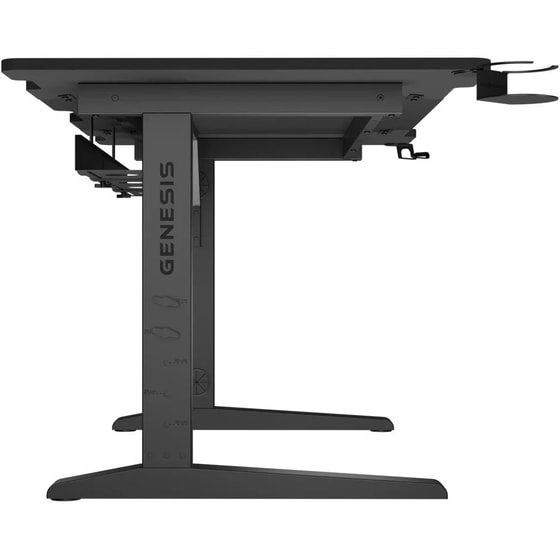 Γραφείο Gaming Genesis Holm Modular 140 με Ρυθμιζόμενο Ύψος - Μαύρο image 7