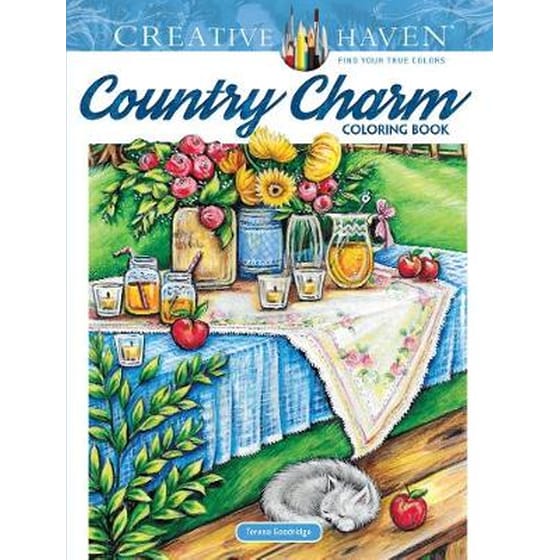 Creative Haven Country Charm Coloring Book image 0