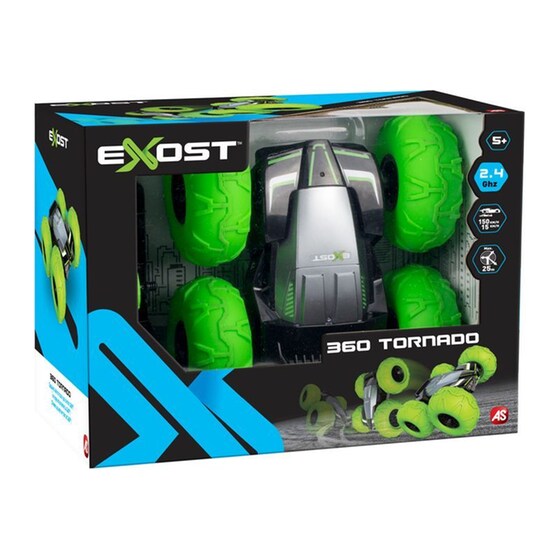 Παιχνιδολαμπάδα Exost 360 Tornado Τηλεκατευθυνόμενο Αυτοκίνητο Πράσινο - (7530-20261) image 9