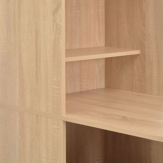 Τραπέζι Μπαρ Vidaxl Με Ραφιέρα Δρυός 115x59x200 cm - Καφέ image 3