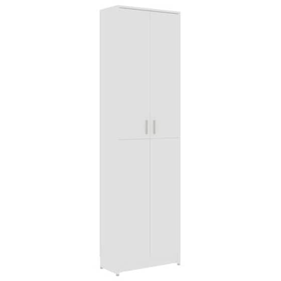 Ντουλάπα Διαδρόμου Vidaxl από Μοριοσανίδα  55x25x189cm - Λευκό image 0