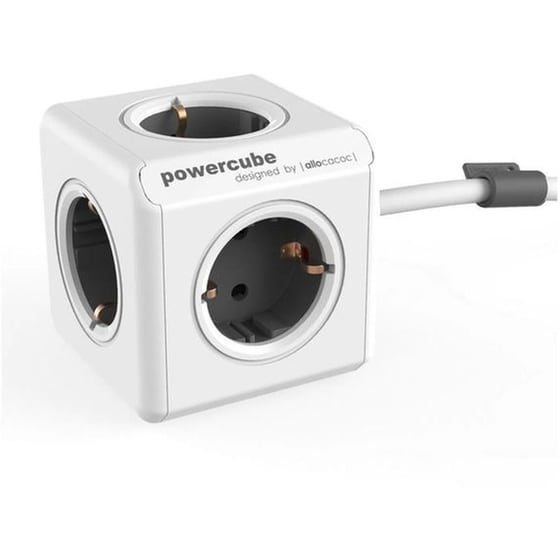 Powercube 1306GY/DEEXPC 5 Θέσεων 1.5m - Λευκό image 0