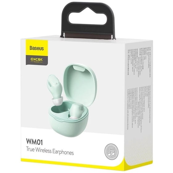 Ακουστικά Bluetooth Baseus Encok WM01 - Πράσινα image 6