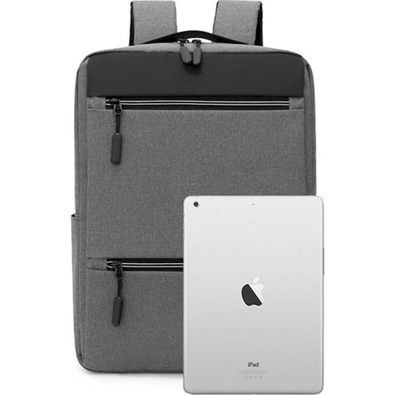 Τσάντα Πλάτης Amber με Θήκη Laptop 15.6'' AΜ2014 13 lt - Γκρι image 4