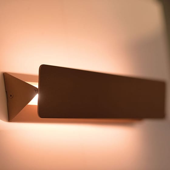 Απλίκα Τοίχου Led Aca Pyramid Zd806410ledgd από Αλουμίνιο 31x6.45x8 cm - Χρυσή image 2