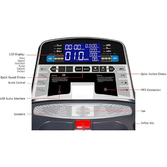 VIKING Μ500 Hill Climber Διάδρομος Γυμναστικής Ασημί image 1