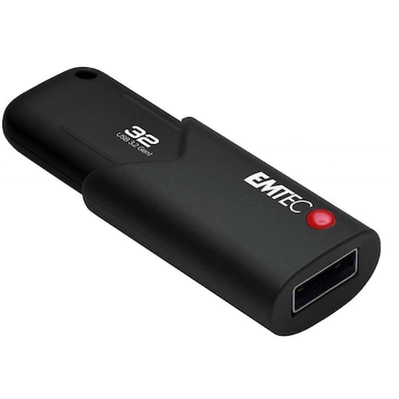 EMTEC Emtec Click Secure 32GB USB 3.2 Stick Μαύρο