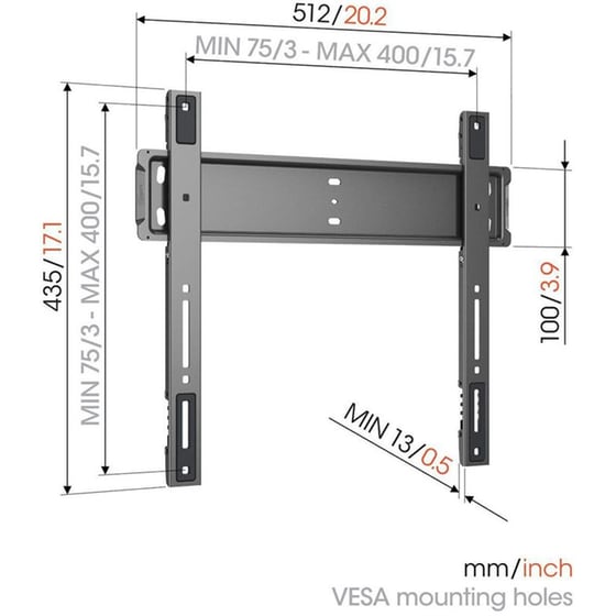Βαση Τηλεόρασης Επιτοίχια Vogels Elite 5505 32" - 77" έως 75kg image 1