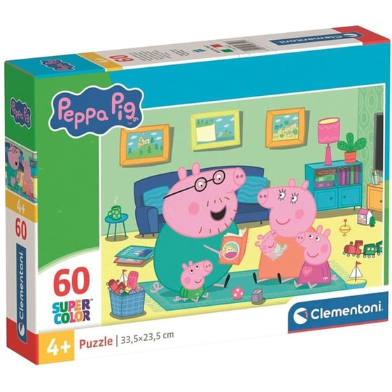 Παζλ Clementoni Super Color Peppa Pig (60 Κομμάτια) image 0