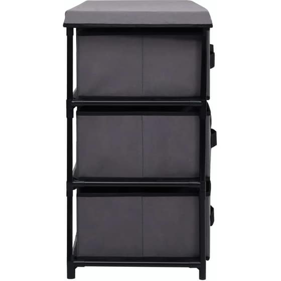 Ντουλάπι VidaXL από Ατσάλι με 6 Συρτάρια 55x29x55 cm - Γκρι image 5