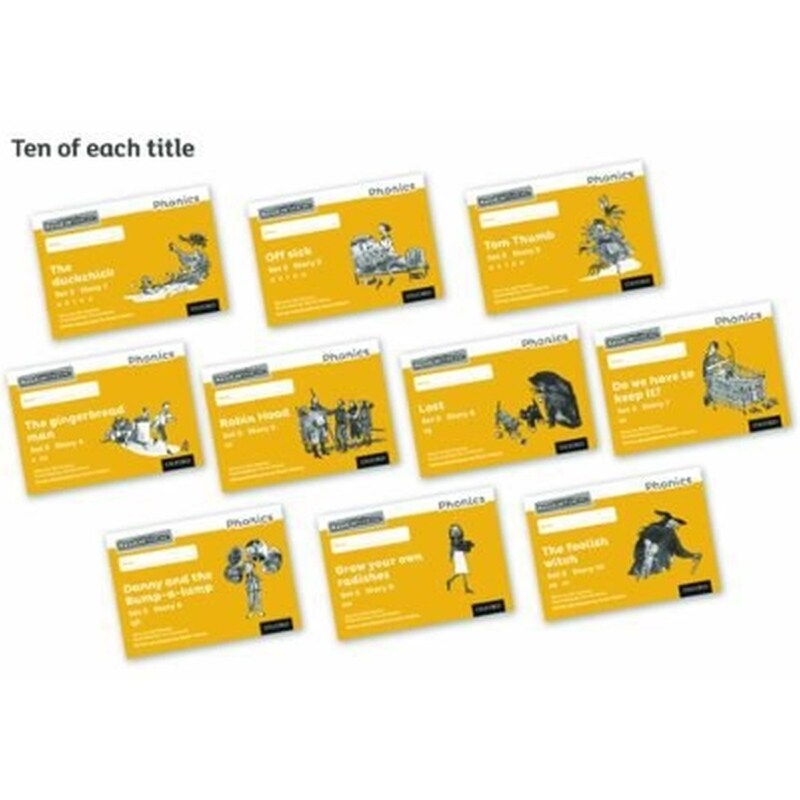 Read Write Inc. Phonics: Yellow Set 5 Core Black White Storybooks (Pack of 100)