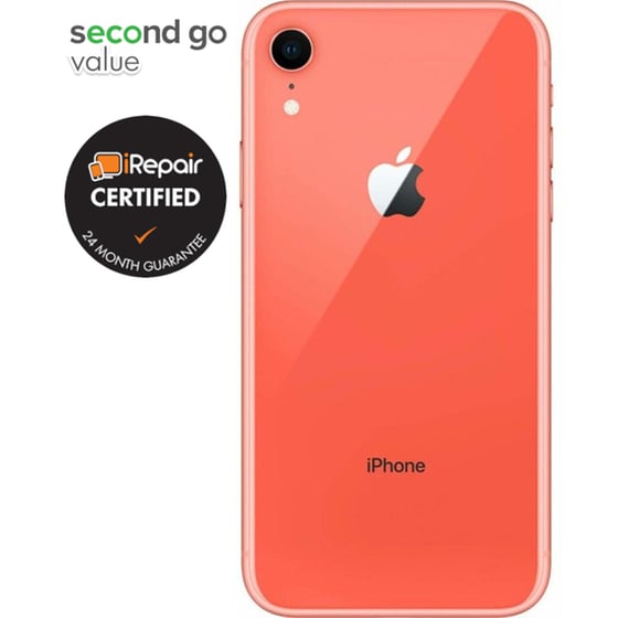 Μεταχειρισμένο Apple iPhone XR 64GB Coral second go value Certified by iRepair image 3
