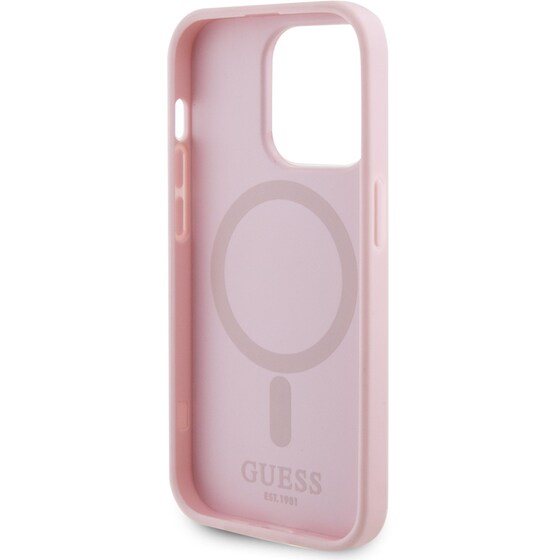 Θήκη Apple iPhone 13 Pro - Guess Saffiano Hard Case - Ροζ image 5