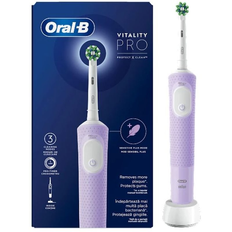 Ηλεκτρική Οδοντόβουρτσα ORAL-B VITALITY PRO Μώβ