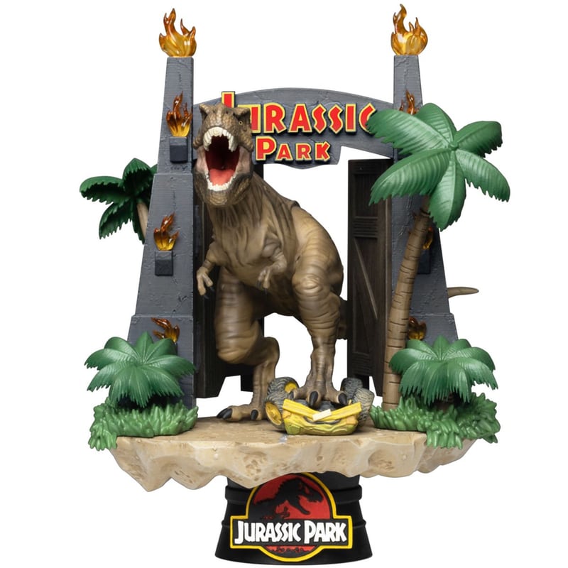 Συλλεκτική Φιγούρα Beast Kingdom D-Stage Jurassic Park - Park Gate Diorama (15cm) (DS-088)