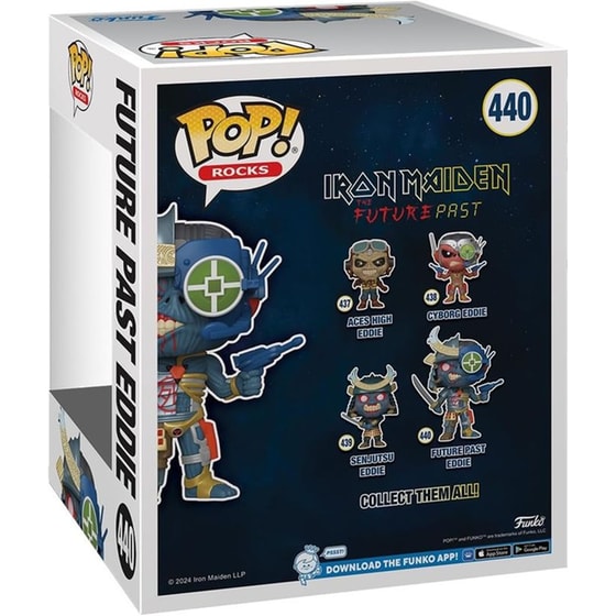 Funko Pop! Rocks - Iron Maiden - Future Past Eddie #440 image 1